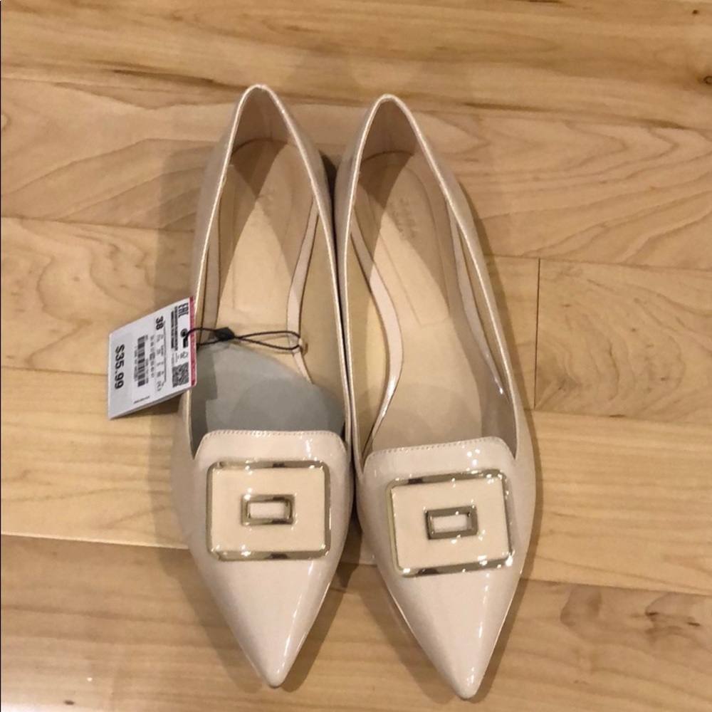 Never worn, dress-up flats